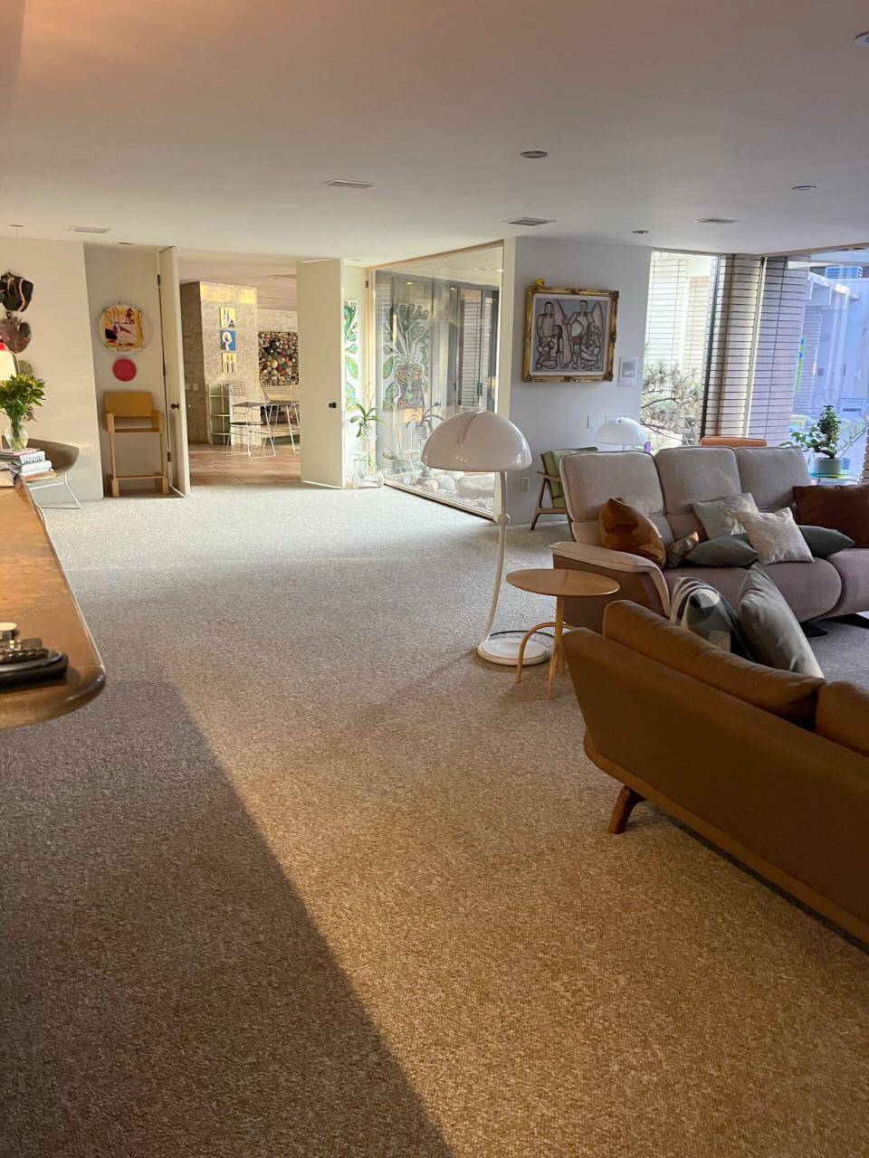 Professional carpet cleaning in a Raleigh, NC home